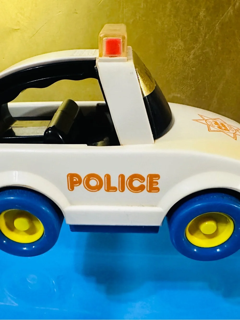 Buddy L Vintage 1987 My First Buddy’s Police Patrol Car Wheels 7.5”